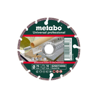 Metabo Diamanttrennscheibe, 76x10,0mm, UP, Universal professional (626873000)