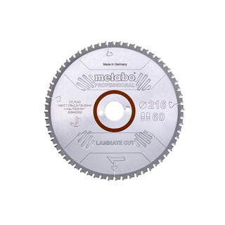 Metabo Sgeblatt laminate cut - professional, 254x2,6/2,0x30 Z66 FZ/TZ 0 (628446000)