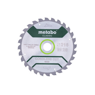 METABO Sgeblatt cordless cut wood - classic