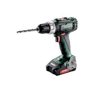 Metabo Akku-Bohrschrauber BS 18 L (602321500); Kunststoffkoffer; 18V 2x2Ah Li-Ion + SC 30