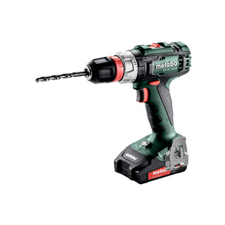 Metabo Akku-Bohrschrauber BS 18 L Quick (602320500); Kunststoffkoffer; 18V 2x2Ah Li-Ion + SC 30