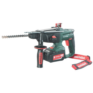 Metabo Akku-Kombihammer KHA 18 LTX (600210650); Kunststoffkoffer; 2x18V/5.2Ah Li-Ion + ASC 30-36 V