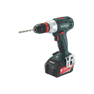 Metabo Akku-Bohrschrauber BS 18 LT Quick (602104500); Kunststoffkoffer; 2x18V/4Ah Li-Ion + ASC 30-36 V