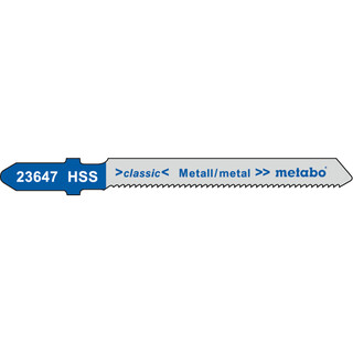 Metabo Stichsgebltter, Metall, Serie classic, 51/ 1,2 mm, HSS , 5 Stck (623647000)