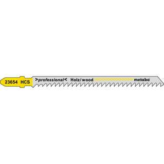 Metabo Stichsgebltter, Holz, Serie professional, 91/ 3,0 mm, HCS , 5 Stck (623654000)