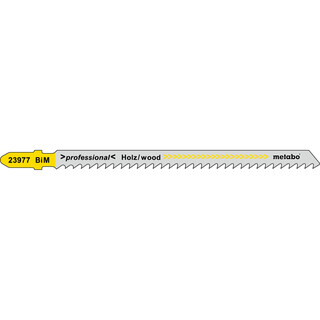 Metabo Stichsgebltter, Holz, Serie professional, 105/ 3,0 mm, BiM , 5 Stck (623977000)