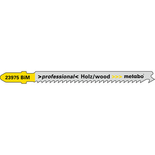 Metabo Stichsgebltter, Holz, Serie professional, 74/ 2,7 mm, BiM, mit Eintauchspitze , 5 Stck (623975000)