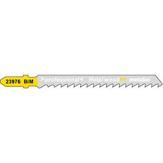 Metabo Stichsgebltter, Holz, Serie professional, 74/ 4,0 mm, BiM , 5 Stck (623976000)