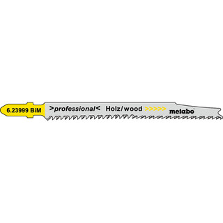 Metabo Stichsgebltter, Holz, Serie professional, 93 / 2,2 mm, BiM , 5 Stck (623999000)