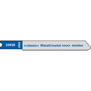 Metabo Stichsgebltter, Metall, Serie classic, 52/ 0,7 mm, HSS, Universalschaft , 5 Stck (623938000)