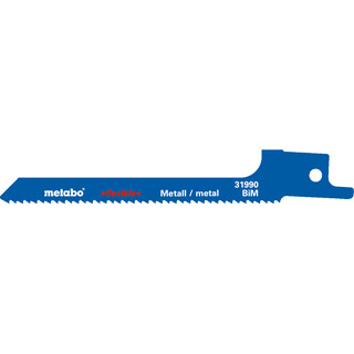 Metabo Sbelsgebltter, Metall, Serie flexible, 100x 0,9 mm, BiM, 1,8 mm/ 14 TPI , 5 Stck (631990000)