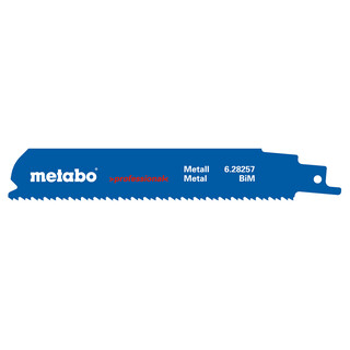 Metabo Sbelsgebltter, Metall, Serie professional, 150x25x1,1 mm, 2,5+3,2 mm/ 8+10 TPI , 5 Stck (628257000)