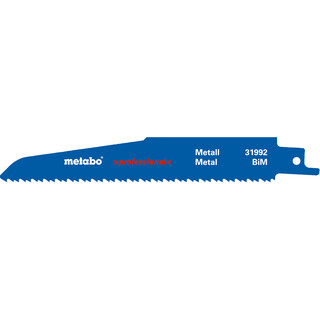 Metabo Sbelsgebltter, Metall, Serie professional, 150x1,6 mm, BiM, 2,5+3,2 mm/ 8+10 TPI , 5 Stck (631992000)